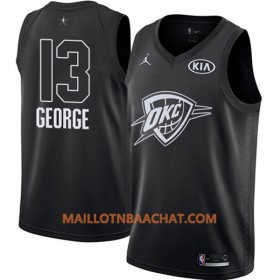 Maillot NBA Oklahoma City Thunder Paul George 13 2018 All-Star Jordan Brand Noir Swingman - Homme